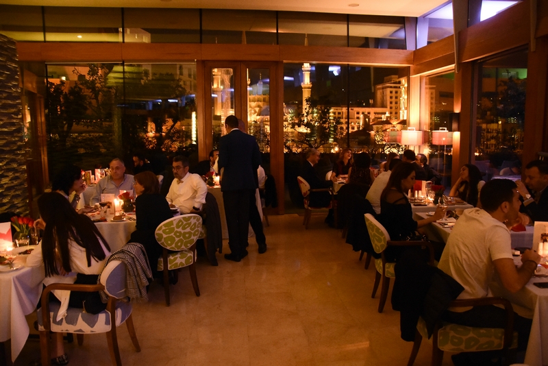 Love at le gray with an enchanting dinner at Indigo on the Roof